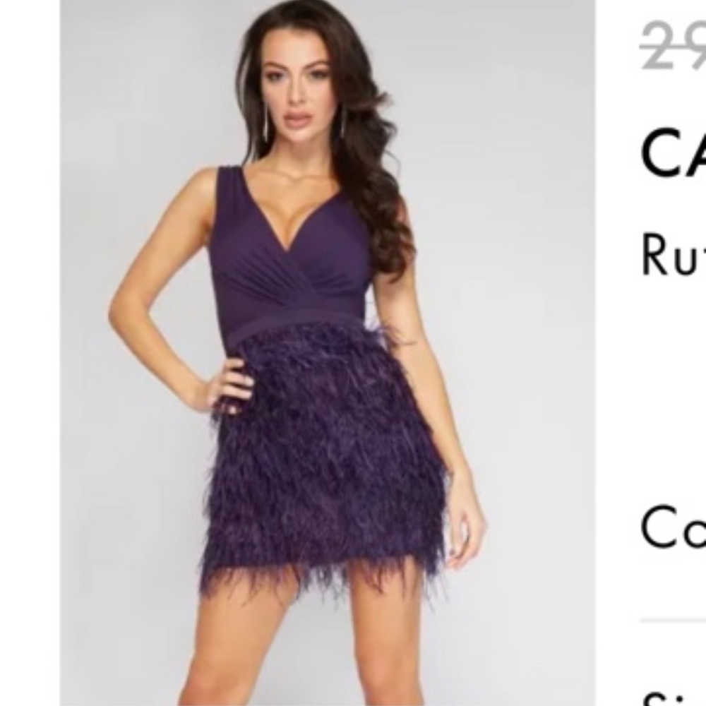GUESS Ruth Feather Dress